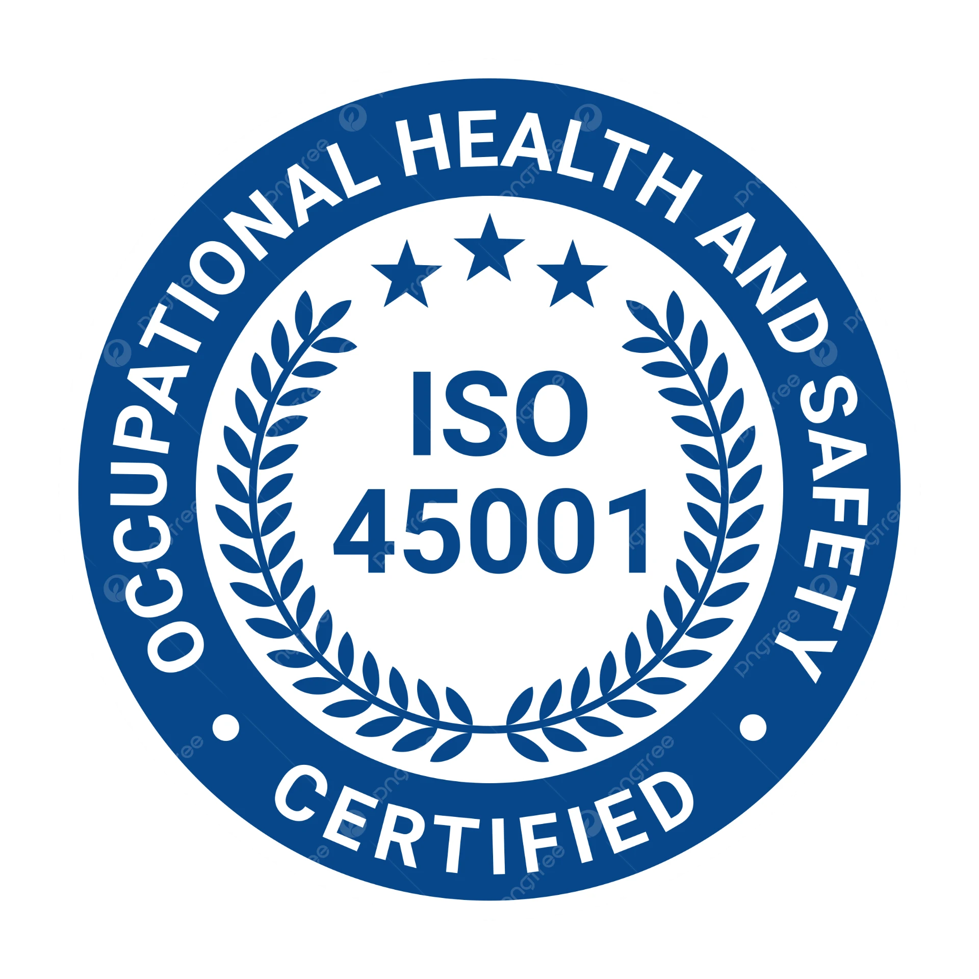 ISO 45001 Occupational Health and Safety Certified