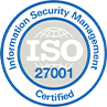 ISO/IEC 27001 Information Security Management Certified